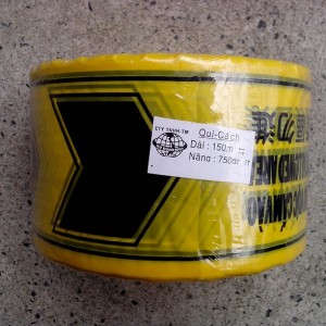 Barrier Tape, Black & Yellow