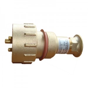 Marine Brass 3 pin Plug