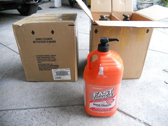 Fast Orange Hand Cleaner, Natural Orange Citrus, Pumice - 4.5 lb